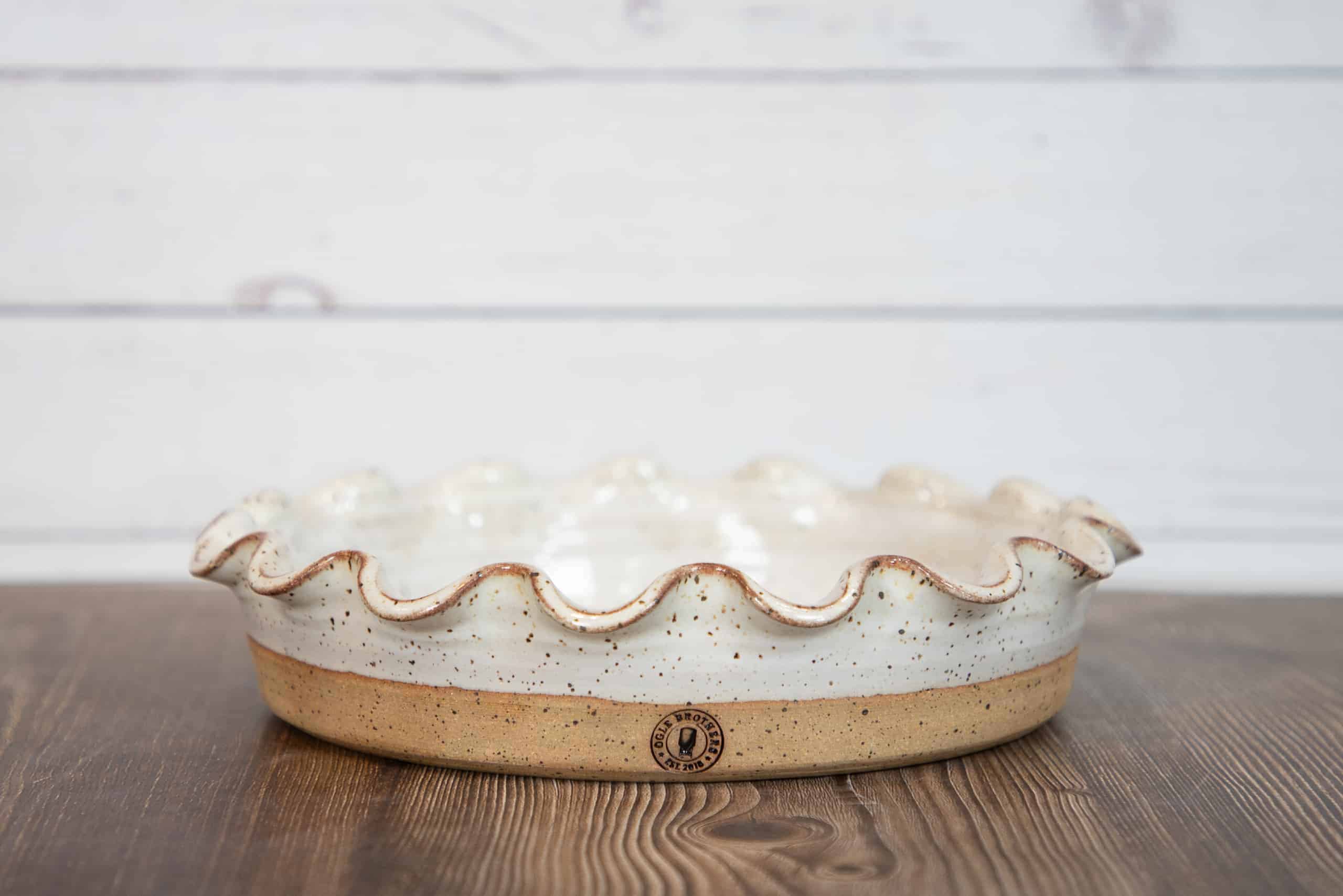 Pie Plate - White - Ogle Brothers General Store